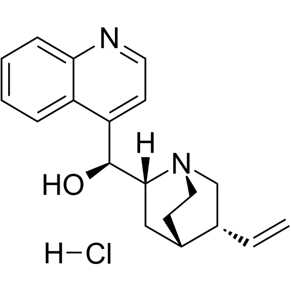 Cinchonine hydrochloride (8R,9S)-Cinchonine hydrochloride; LA40221 hydrochloride 5949-11-1